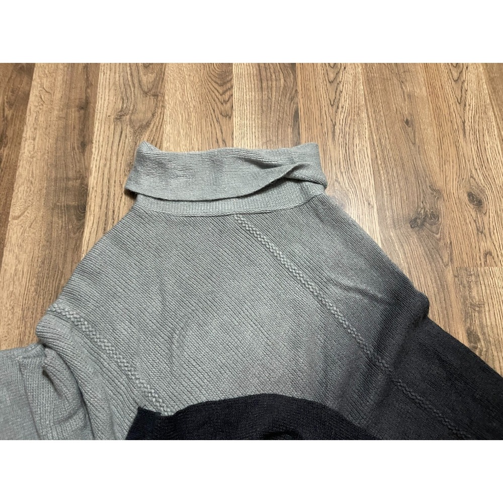 Big Buddha Shawl, Women's One Size, Gray, Turtleneck